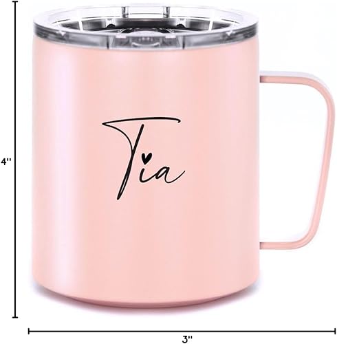 Miniatura 7 de Violet & Gale Tia Gifts in Spanish Taza de café de 12 oz Best Tia Ever Gifts For The Best Tía Del Mundo Taza Para Tía