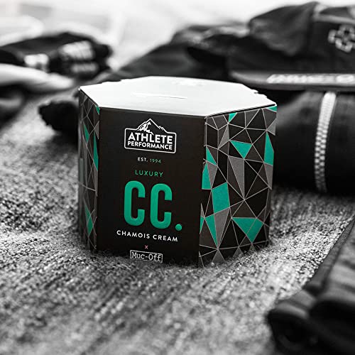Muc-Off Athlete Performance Luxury Chamois Cream, 250 ml – Hidratante anti-atrito formulado para atl