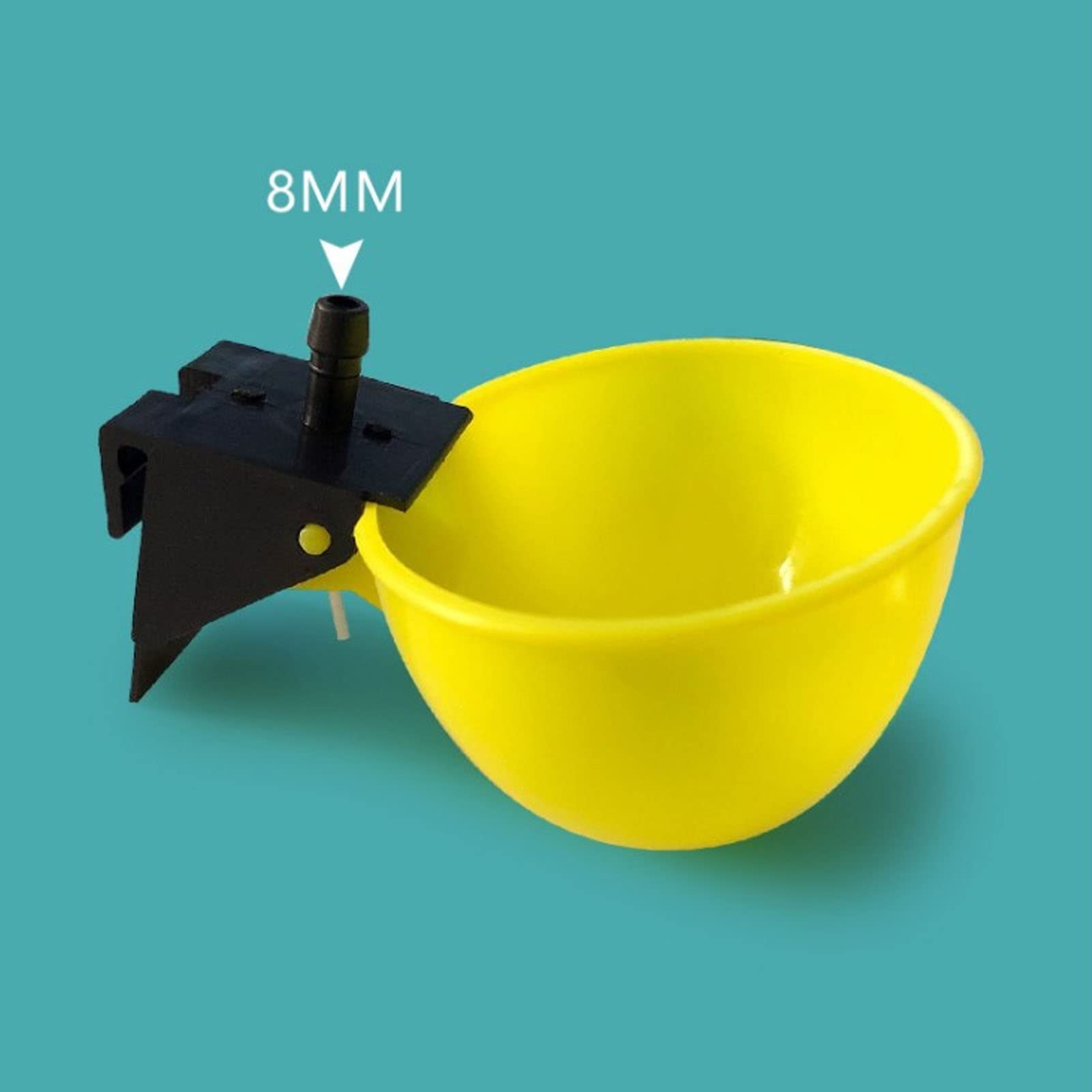 5 Pcs Chicken Hanging Cup Drinking Fountains Birds Water Bowl Drinker Cups For Backyard Chicken Flock Automatic Poultry Watering - View #6