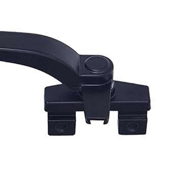 arythe Window Handles Casement Locking Handle Fittings for Doors Black Left