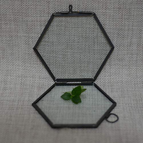 Cadeau maison décoration cadre hexagone suspendu double face unique