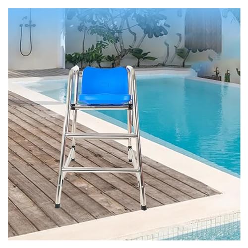 Chaise de sauveteur haute en acier inoxydable pour plage et grand lac