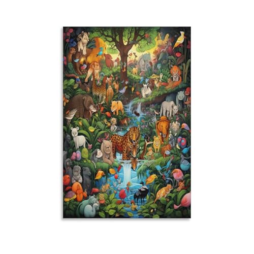 Toile animaux de la forêt pour créer un cocon dans une chambre