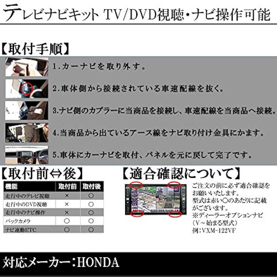ホンダ純正 VXM-145VSi DVD再生・BT対応・ワンセグTV★動作良好 ホンダ純正 VXM-145VSi DVD再生・BT対応・ワンセグTV☆動作良好