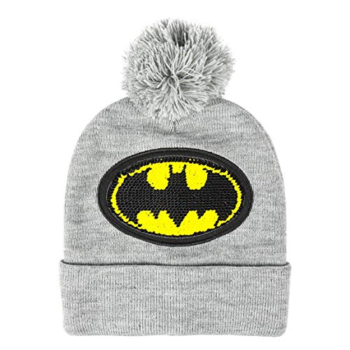 Cerdá Life'S Little Moments 2200006119 Gorro De Batman-Licencia Oficial Dc Comics, Gris, Talla Única Unisex Niños
