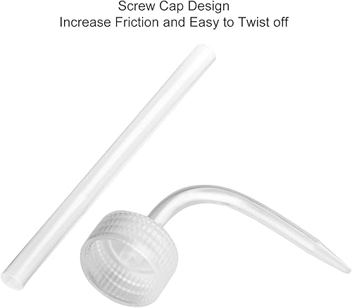 Miniatura 3 de stonylab Botella de lavado químico, paquete de 2 botellas de plástico para lavado de laboratorio de seguridad, LDPE con boca estrecha, 8.5 fl oz (8