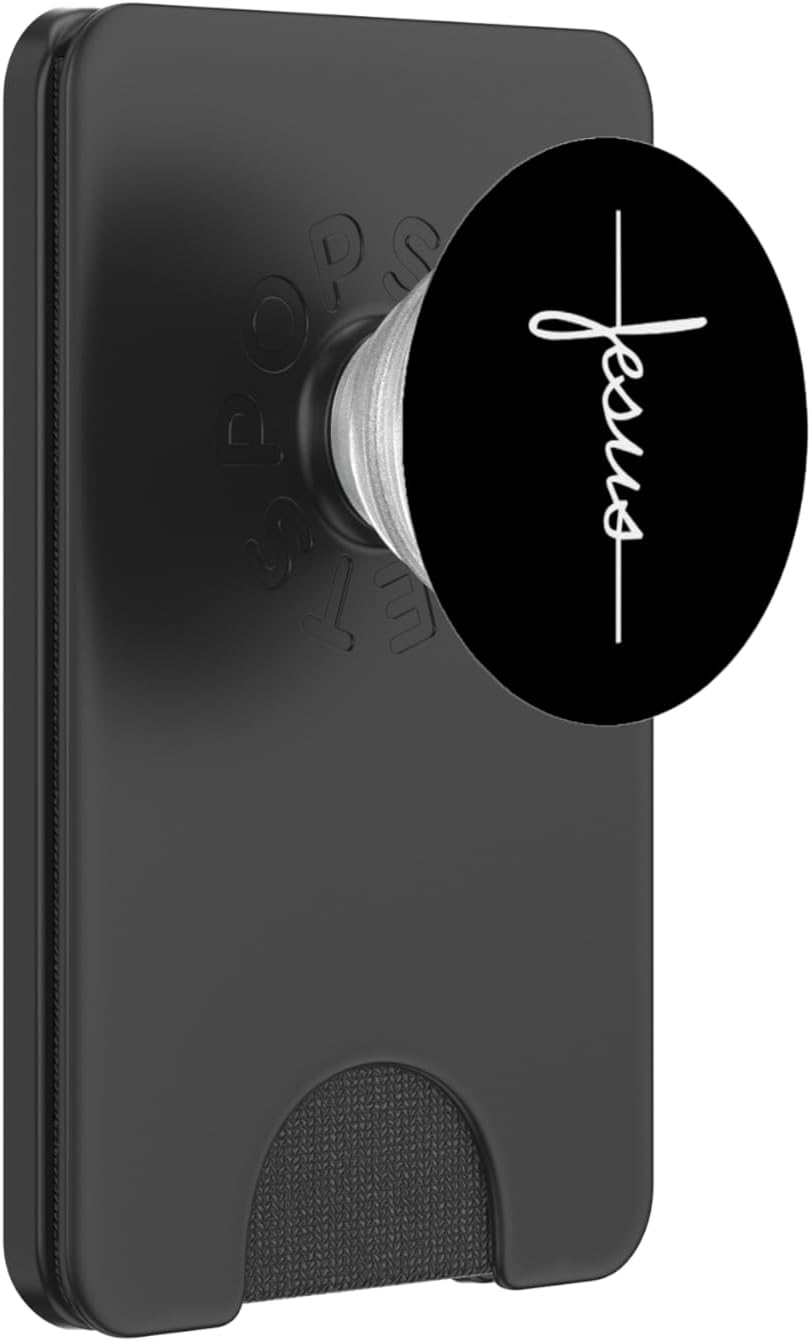 Christian Gift Idea Jesus Cross Faith Bible Phone Socket PopSockets PopGrip for MagSafe