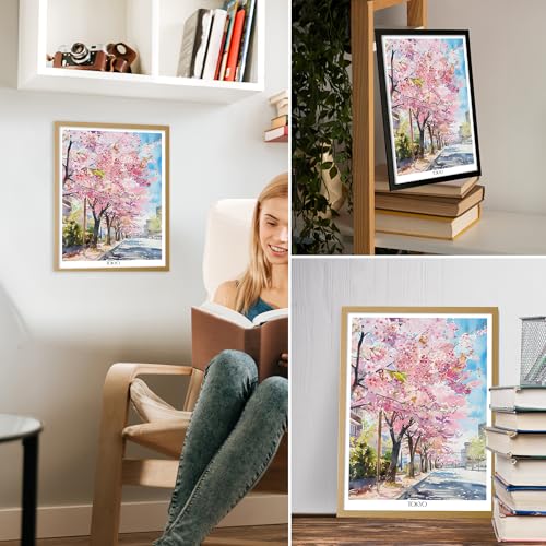 Paysage printanier tranquille Tokyo affiche murale zen