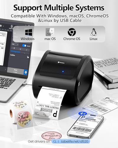 Phomemo D520-BT サーマルラベルプリンター の商品画像 2