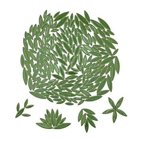 BTMIEY Leaf Petal Ceramic Mosaic Tiles Cover
