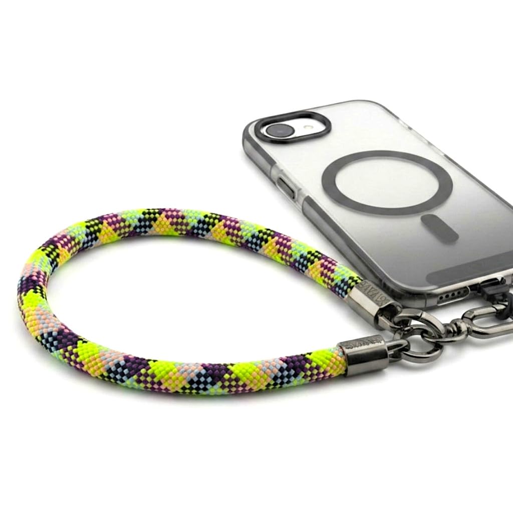 RATASK Wrist Strap Lanyard, Rope Lanyard Wrist Strap for Mobile Phones, Cameras, Keyring, Keychain,Mobile Accessory Pendant, Upgraded Stronger Hardware and Metal Tether Tab, (Multicolour)