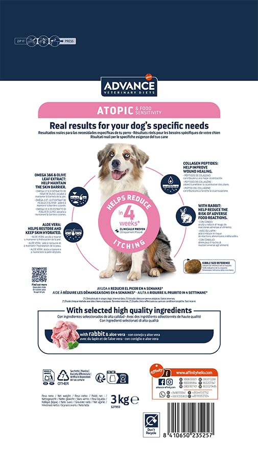 ADVANCE Hund Atopic Hase, 12 kg – Ansicht 2
