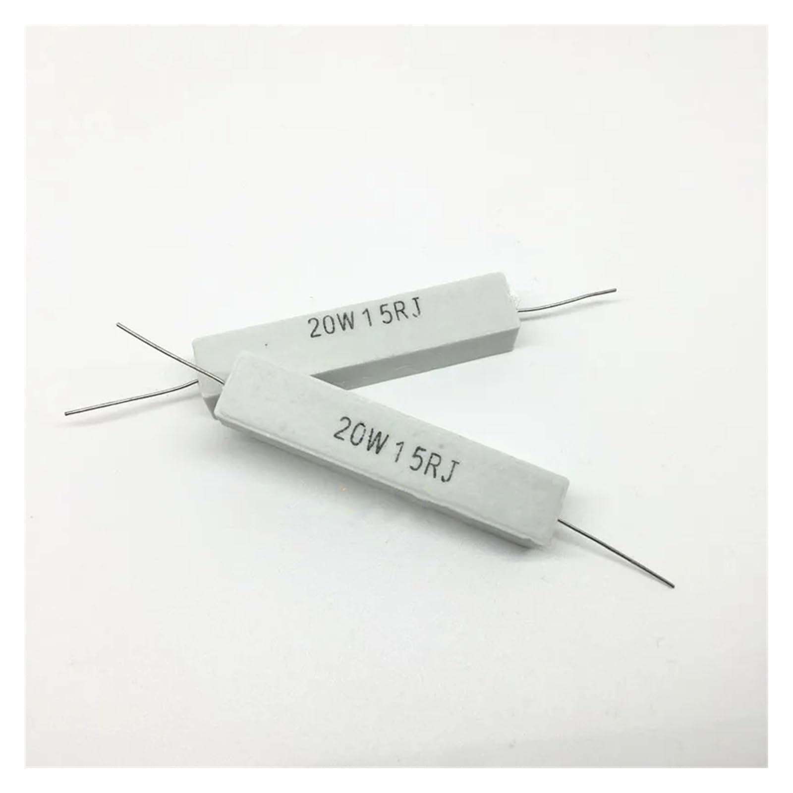 5pcs 20W 5% Horizontal Resistance of Cement 0.1~100K 0.1R 0.5R 1R 10R 100R 0.22 0.33 0.5 1 2 5 8 10 15 20 25 30 100 1K 10K ohm(56K)