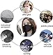 Boolavard 6 Stück Fashion Tuch Gesichtsschutz Unisex Earloop Bandana Sturmhaube Schwarz Staub Wiederverwendbar Maske waschbar wiederverwendbar
