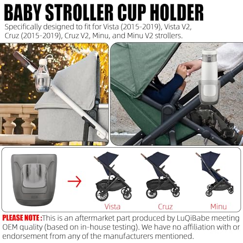 Image of Baby Stroller Cup Holder for Uppa-Baby Vista, Cruz, Minu Stroller