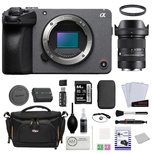 Sony FX30 fW^Vl}J Sigma 18-50mm f/2.8 DC DNY + 64GB [J[h + UVtB^[ + N[jOLbg + obO + N[jONX(10ACe)
