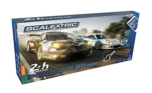 Scalextric ARC Air 24hr Le Mans Porsche 911 1:32 Slot Car Race Track Playset C1359T Set