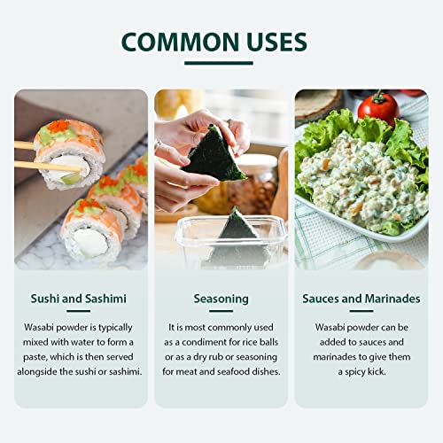 Soeos Wasabi Powder, 1.25 Oz With Real Wasabi For Sushi thumb #5