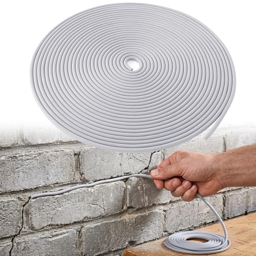 Image of U0U 50 Ft Backer Rod,Foam Backer Rod Caulk Saver for Gaps and Joint Concrete Filling, Grey Weather Strip Seal Concrete Expansion Joint Filler (1 /16 inch *50 feet)