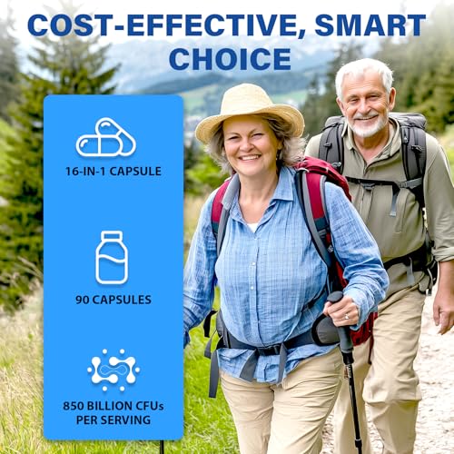 QIVERNAMY Probiotics for Men 50+