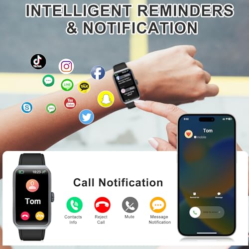 Image of Fitness Tracker, Step Counter with 24 /7 Heart Rate Blood Oxygen Sleep Monitor, Fitness Watch with 100+ Sports Modes, Waterproof Activity Smart Watches for Women Men Android iOS