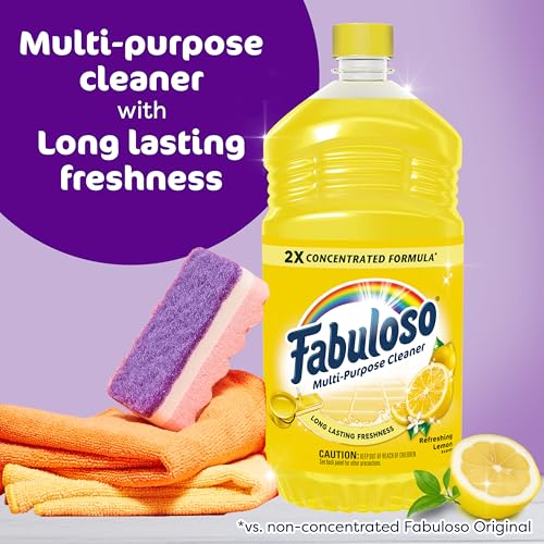Image of Fabuloso 2X All-Purpose Cleaner, Refreshing Lemon Scent, 56 fl oz