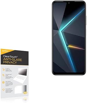 BoxWave Screen Protector Compatible with ZTE Nubia Neo - ClearTouch Anti-Glare Privacy 2-Pack, Privacy Screen Protector Flexible Film Anti-Glare