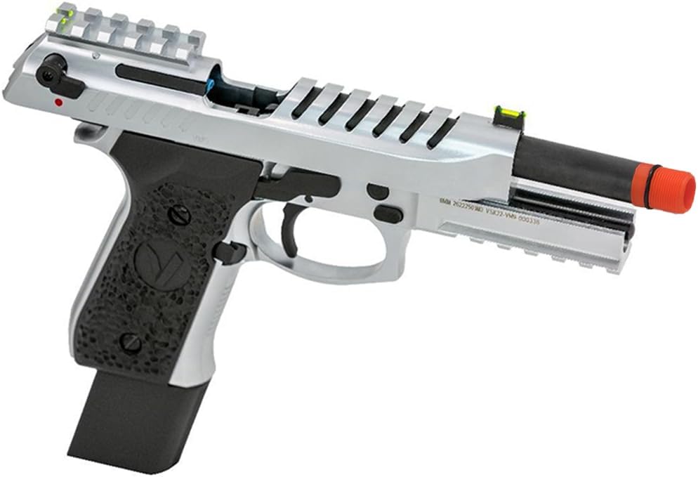GoldenBall X Vorsk Airsoft Tactical VM9 Gas Blowback Airsoft Pistol - Silver