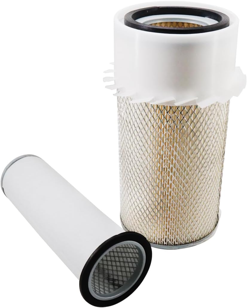6681474 6681475 Air Filter Replaces P131394 P182054 Compatible with Bobcat Skid Steer 963 S220 S250 S300 S330 Track Loader T250 T300 T320 All-Wheel Steer Loader A300