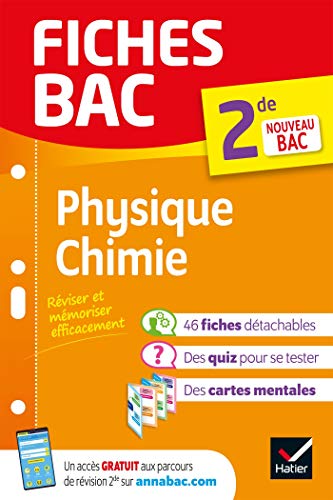 Télécharger Fiches bac Physique-Chimie 2de: nouveau programme de Seconde (2020-2021) Livre eBook France