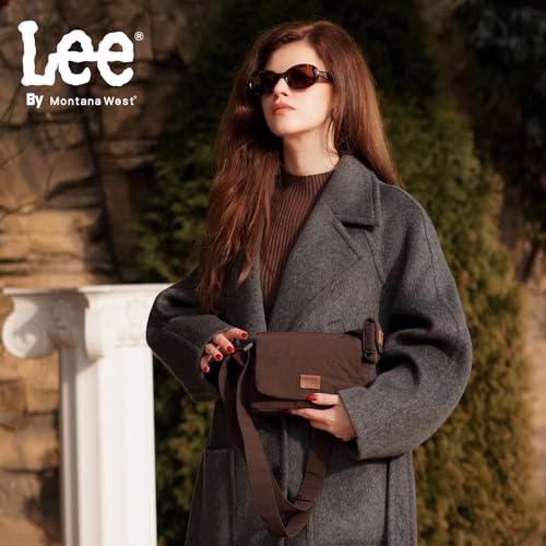 Image of Lee Small Crossbody Bags for Women, Lightweight Mini Shoulder Bags for Women Going Out Purse, Casual Bag with Earphone Pouch