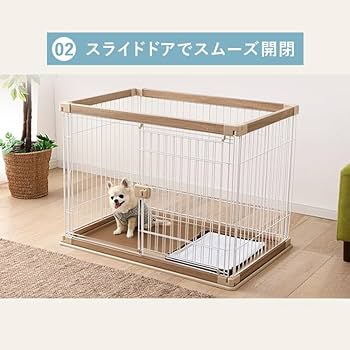 ペットケージ 犬用　アッシュグレー Amazon | 犬 ケージ ペット サークル ペットサークル ペット