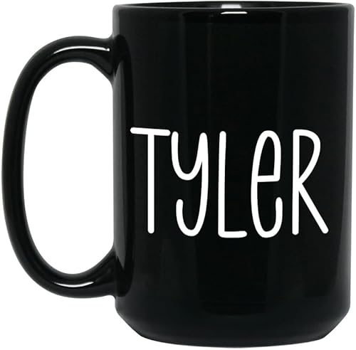 Tyler Ceramic Coffee Mug - Black 15oz