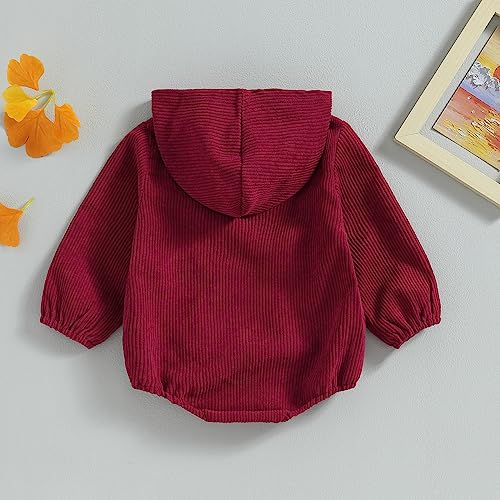 Kayotuas Infant Baby Boy Girl Fall Clothes Devil Hoodie Sweatshirt Romper Long Sleeve Bodysuit Cute Halloween Outfit Clothing4