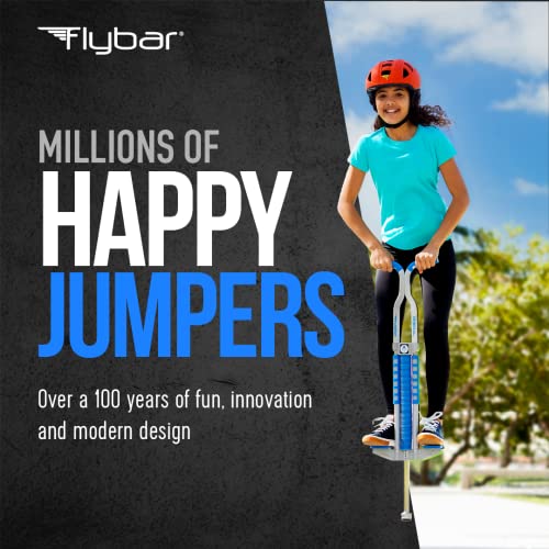 Image of Flybar Master Pogo Stick for Kids Ages 9+, 80-160 lbs - Easy Grip Handles - Active Exercise Toy for Tweens & Teens - Outdoor Toy with Non-Slip Foot Pegs for Boys and Girls - No Assembly Needed