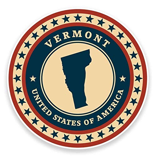 Vermont USA America Round Metal 0.75" Lapel Pin Hat Shirt Pin Tie Tack Pinback2