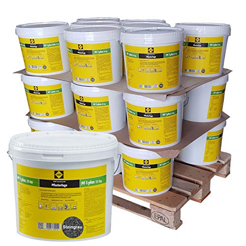24x SAKRET Pflasterfugenmörtel PF1 Plus 25kg Steingrau 24x SAKRET Pflasterfugenmörtel PF1 Plus 25kg Steingrau