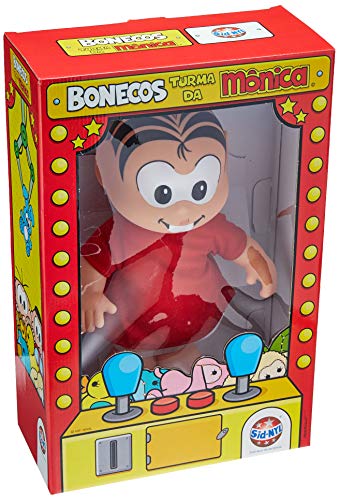 Boneca Turma da Mônica Sidnyl Branco/Vermelho