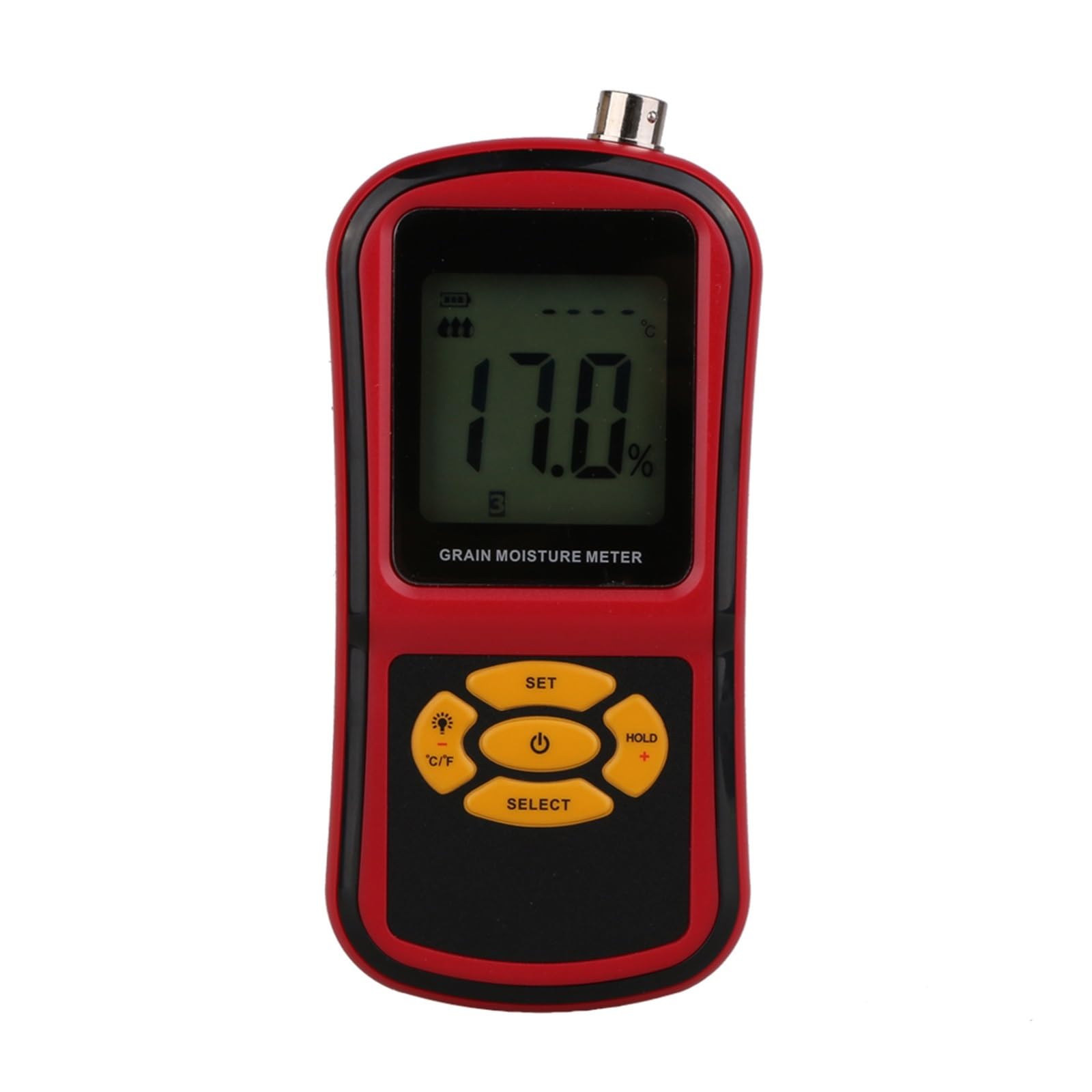 LCD-Getreide-Feuchtigkeitsmesser GM640 Mit Messsonden-Tester Für Mais-Reis-Bohnen-Hygrometer-Instrument