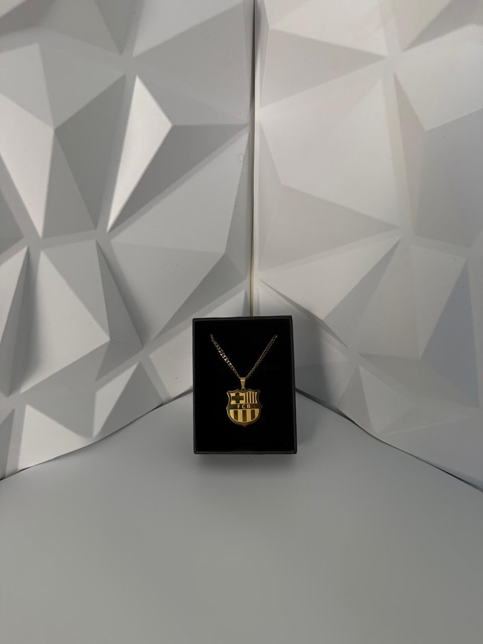 Stainless Steel Necklace | Soccer Pendant with 20" Chain | Silver & 18K Gold Electroplated Stainless Steel Pendant | Football Necklace for Men & Women | Soccer Necklace | Water, Heat, Sweat Resistant | Hypoallergenic