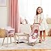 Babi by Battat – Doll Nursery Playset Playpen, High Chair,Jogger Stroller Accessories 14-inch Baby Girl Medium-Light Skin Tone Bright Blue Eyes & Removable Outfit Children’s Toys for Ages 2+