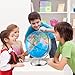 VEVOR Illuminated World with Stand, 13 in/330.2 mm, Educational Earth Globe with Stable Heavy Metal Base HD Printed Map and LED Night Lighting, 720° Spinning Globe for Kids Classroom Learning