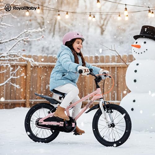 Image of RoyalBaby EZ-Pro Kids Bike, Lightweight Aluminum 2-in-1 Balance to Pedal Bike with One-Key Switch, 14 16 18 20 Inch for Age 3-10 Years