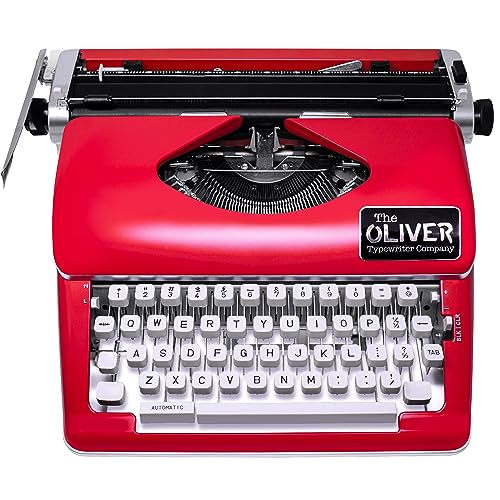 Oliver Typewriter Company Timeless Manual Typewriter Red