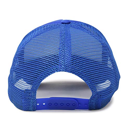 Image of Trucker Hat Mesh Cap Solid Colors Lightweight with Adjustable Strap Small Braid