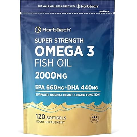 Horbaach Omega 3 High Strength 2000mg Capsules Cover
