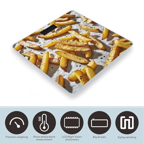 Báscula digital de baño con superficie de vidrio templado miniatura 3