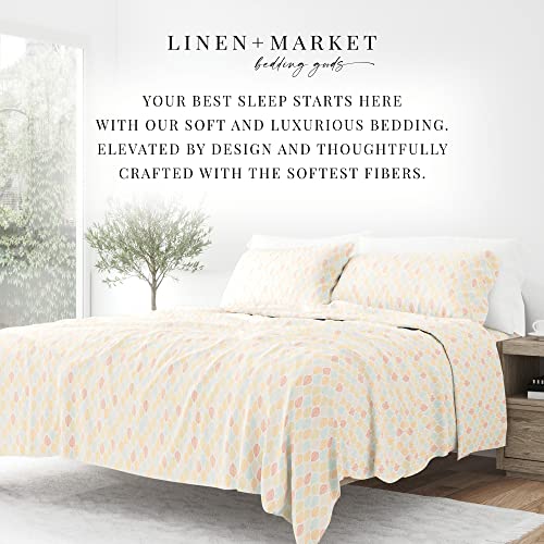 Linen Market 4 Piece Full Bedding Sheet Set (Yellow Fall Foliage) - Image 2