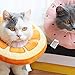 ouquckl Cat Collar, Fruit Shaped Adjustable Pet Dog for Cat Recovery Collar Neck Cone for Prote