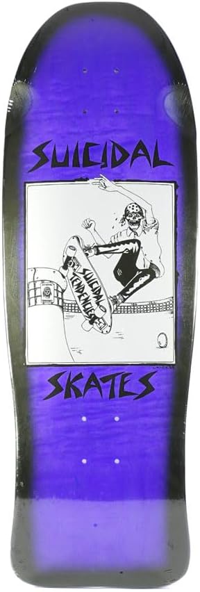 Miniatura 2 de Dogtown Patineta Completa Suicida Piscina Patinador Re-Issue Negro Desvanecido Púrpura Old School 10.125" x 30.325"
